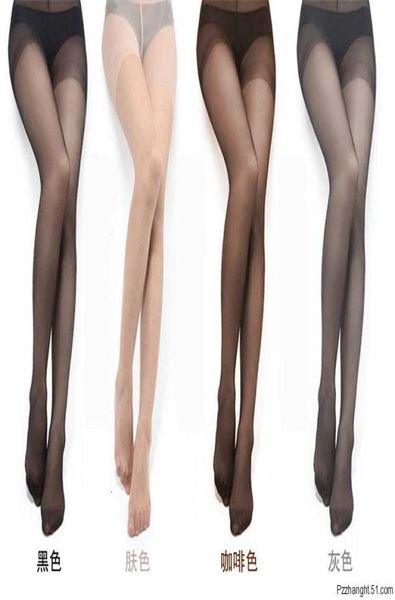 

core spun silk stockings without crotch thin transparent backing summer female black pantyhose disposable working6564311, Black;white