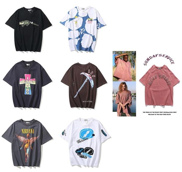 

new summer broken tail crocodile short sleeve men and women couples trend loose high street tshirt6809699, White;black