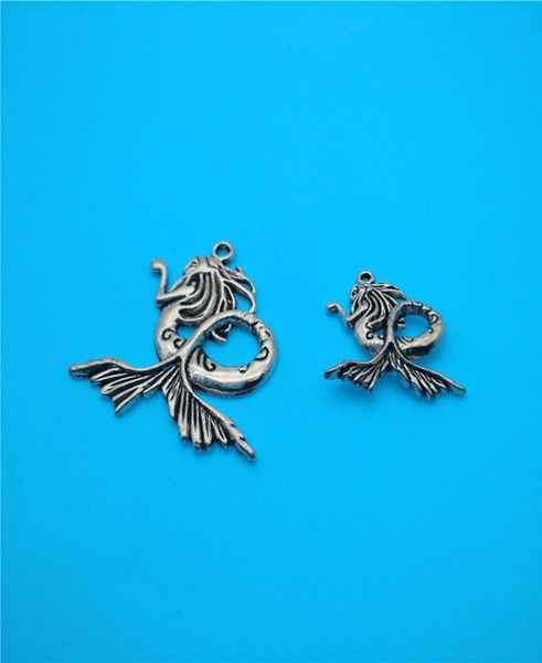 

mixed tibetan silver mermaid charms pendants jewelry making bracelet necklace fashion popular jewelry findings components accessor1195625, Bronze;silver