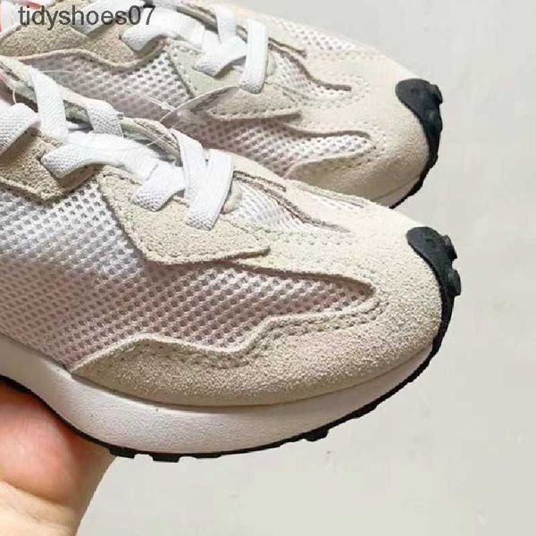 

children's shoes nb327 parent-child elastic band sports shoes for boys and girls trend versatile kids casual shoes, Black