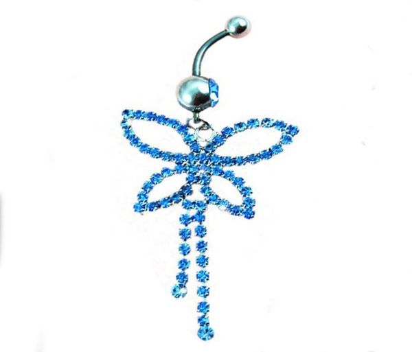 

d0066 bowknot stone belly navel button ring0123456783885851, Silver