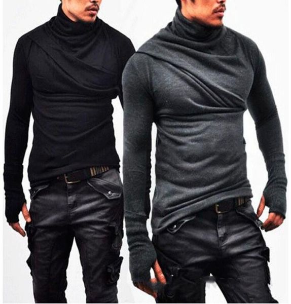 

tee, , polo shirts, t-shirtseuropean and aman new long sleeved men's shirt gloves t-shirt men's wear8065847, White;black