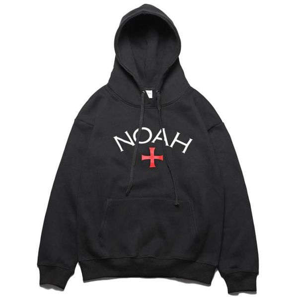 

autumn winter cotton noah core hoodie men women casual oversize pullovers gray black white noah sweatshirts c04014656837