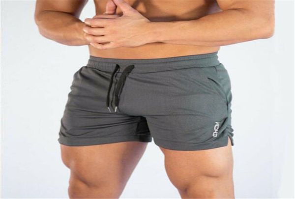 

men039s slim fit training shorts quick dry gym sport workout shorts casual running jogging fitness elastic bandage5235204, White;black