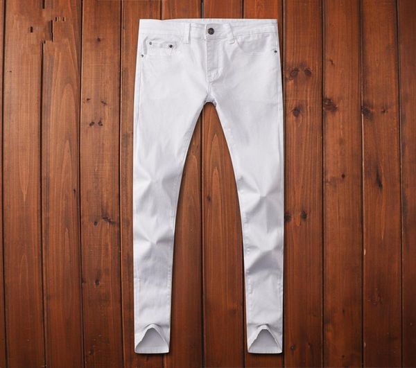 

new arrival fashion casual mens skinny stretch jeans distressed ripped slim fit jeans trousers skateboarding brand male denim pant9193148, Blue
