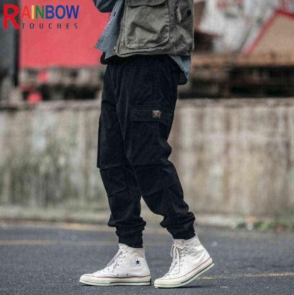 

men039s pants rainbowtouches men cargo pants new casual fashion sports overalls outdoor trousers men039s big pocket solid pe1075450, Black