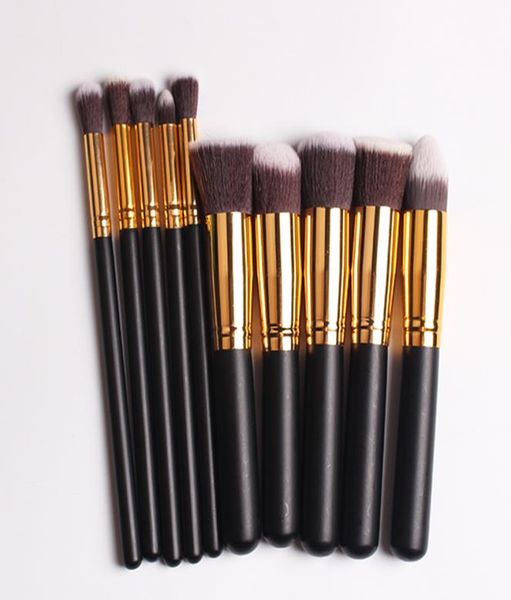 

10pcs makeup brushes set cosmetics foundation blending powder eyeshadow pinceis de maquiagem beauty essentials makeup brush kit3292431