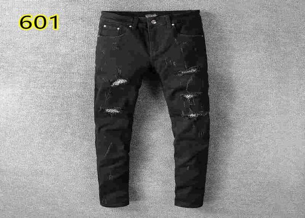 

2019 004 i jeans famous brand designer jeans men fashion street wear mens biker jeans man pants2276306, Blue