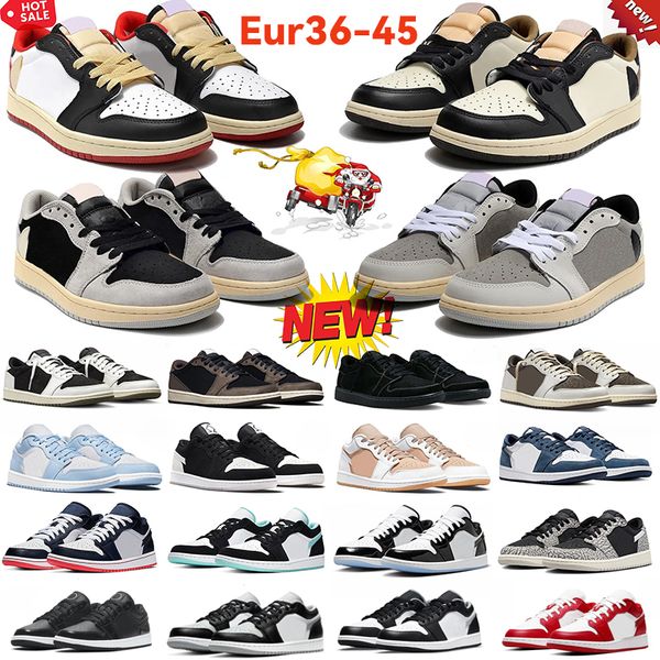 

new jumpman 1 low basketball shoes 1s olive sneakers reverse mocha black phantom shadow toe wolf grey vintage pink mens womens outdoor sport