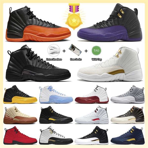 

jumpman 12 12s basketball shoes brilliant orange university blue cherry stealth field purple university gold vlack taxi twist muslin winteri