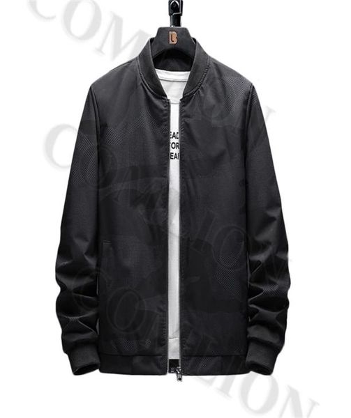 

male casual baseball bomber jacket mens overcoat plus size zip up men jacket spring autumn brand windbreaker slim fit coats lj20125423502, Black;brown