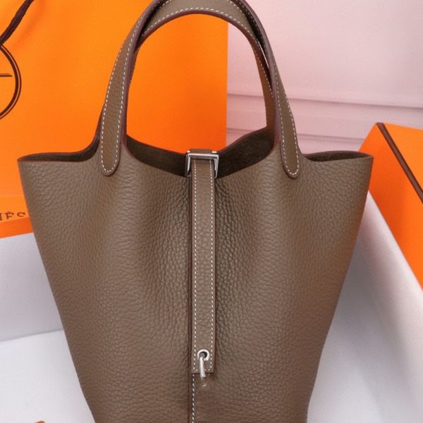 

designer bag luxurys handbags stylish vintage totes genuine leather togo lychee pattern bags for women luxury tote bag brown soft open pocke
