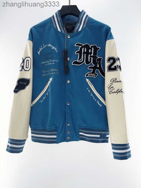 

cotton designer jackets bomber mens windbreaker varsity mens baseball hip hop harajuku letter patchwork leather tianma embroidery streetwear, Black;brown