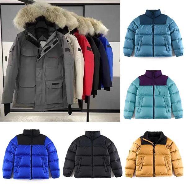 

designer puffer down jacket mens winter warm coats womens parka coat ca brand luxury puffer jackets windproof embroidery letters streetwear, Black