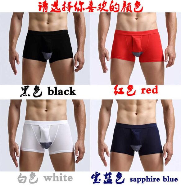 

new bullet upward compartment separation men039s underwear u convex breathable mesh bag support modal boxer pants2027765, Black;white