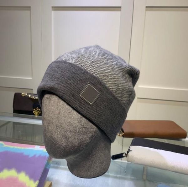 

beanie designer beanie casquette luxury bucket hat cap skull caps winter hat knitted hat winter cashmere letters casual outdoor bonnet high-, Blue;gray
