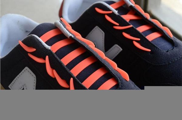 

silicone elastic shoelaces creative lazy no tie shoelace lacing kids sneakers quick shoe lace zapatillas h1106 zz, Pink;blue