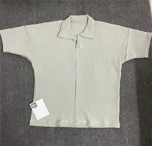 

men039s tshirts vintage homme plisse t shirt men women 11 quality folds pleated summer style tee 6634878, White;black