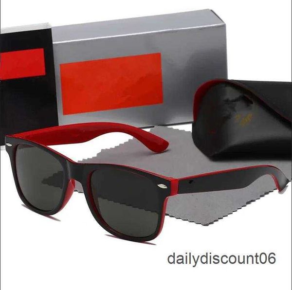 

men classic brand retro women sunglasses luxury designer eyewear metal frame designers sun glasses woman rays with original box a140-3, White;black
