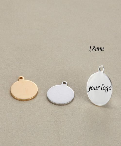 

18mm custom stainless steel charmcustomized charm with your own logo5453011, Bronze;silver