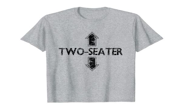 

two seater t shirt two seater arrow shirt01234567892643003, White;black
