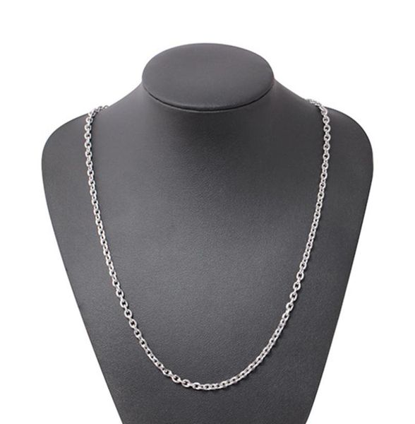 

simple stainless steel chain necklace geometric silver plated clavicle chains men necklace statement fashion jewelry accessories w5385914