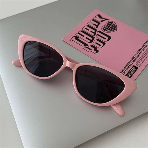 

ins style cats eye sunglasses womens big face slim looking outdoor driving uv proof, White;black