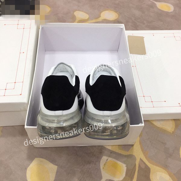 

luxury designer fashion men's sports shoes training shoes blue white fashion women's platform sports shoes retro casual shoes size, Black