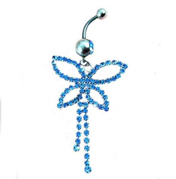 

d0066 bowknot stone belly navel button ring0123456787992902, Silver