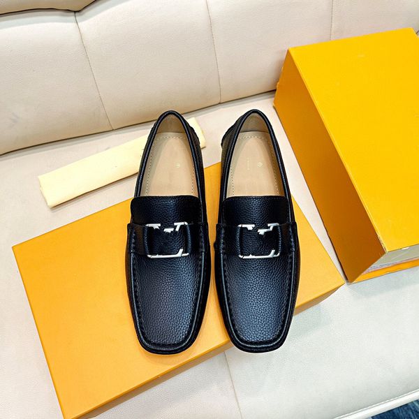 

cow suede designer loafers for men green round toe slip-on hand sewn wooden root base black brown size 38-46