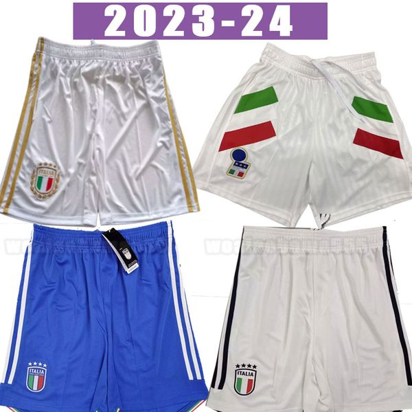 

2023 italy soccer shorts italia 23 24 fans version maglie da calcio verratti chiesa gnonto football pants t lorenzo pinamonti politano grifo, Black;red