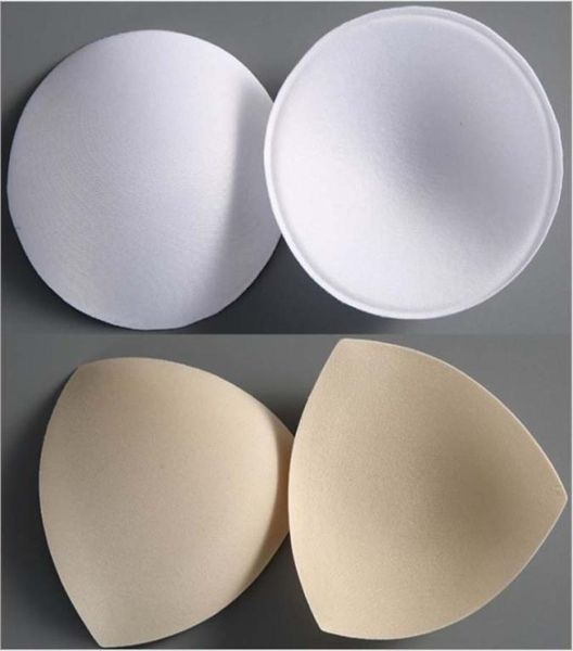 

100pcsbag practical summer breast bra bikini inserts chest pad women swimsuit padding inserts sponge foam bra pads chest cups2689131, Black;white