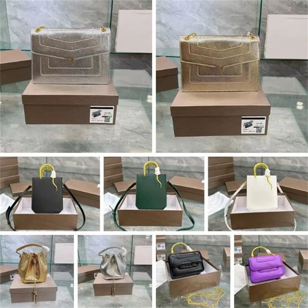 

luxurys designers serpentine cabochan shoulder bags italy brand fashion snakehead lock crossbody totes women snake handle leather tote handb
