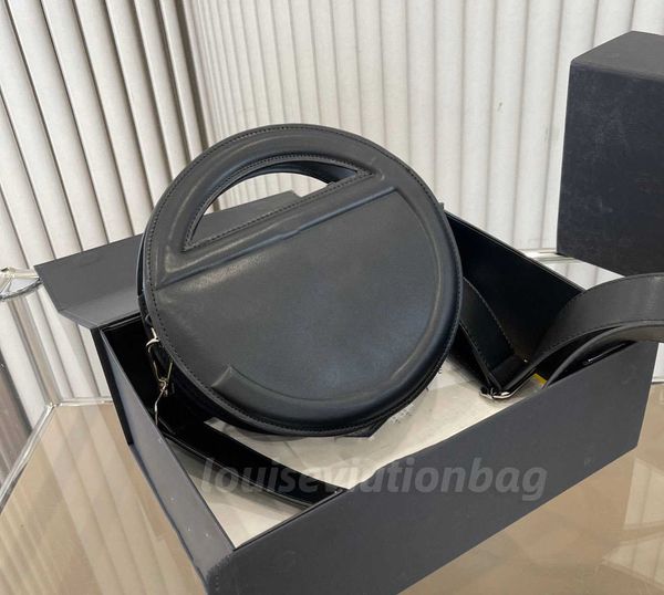 

telfars bag designer shoulder handbag stylish new women's leather handheld classic monochrome round portable crossbody bag personalized