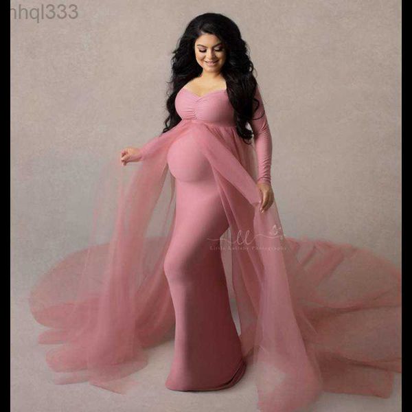 

maternity dresses pgraphy props shoulderless pregnancy long dress for pregnant women maxi gown baby showers p shoot c3, White