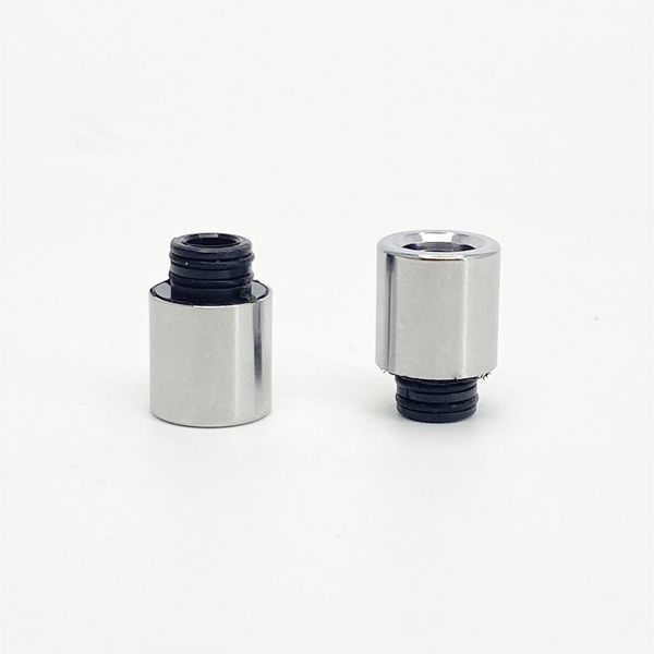 

1pcs mtl 510 drip tip straw joint metal pom for machine accessories silver