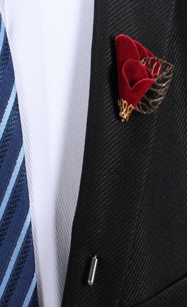 

mens flower lapel pin handmade women men suit dress decoration lapel stick pin brooch wedding boutonniere corsage8171725, Gray