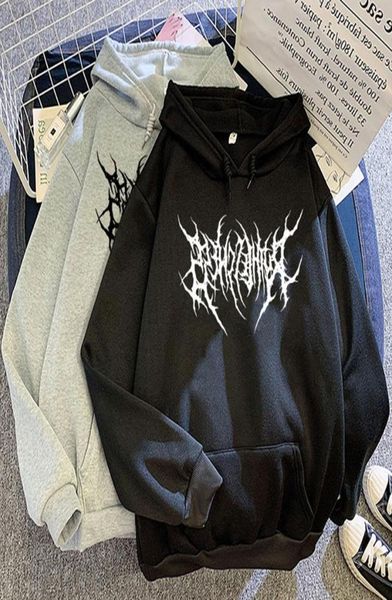 

new style black hooded sweater hip-hop european and aman street sweater long sleeve hong kong style loose hoodie customization5202745