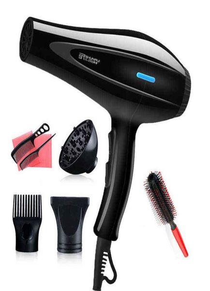 

powerful professional salon hair dryer blow electric hairdryer cold wind with air collecting nozzle d40 21123131282695841