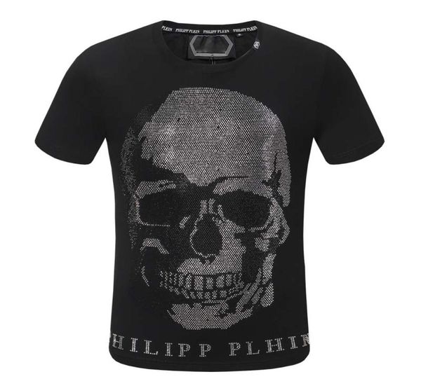 

mens designer t shirts new summer tshirt men fashion embroidery skull tshirt male cotton tees8438356, White;black