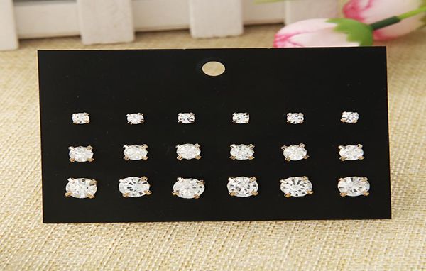 

stud earrings for women men 2018 new luxury boho white zircon dangle earrings gold silver plated vintage geometric jewelry wholesa4821305, Golden;silver
