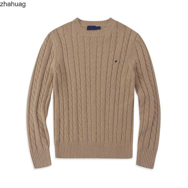 

designer mens sweater crew neck mile wile polo classic sweaters knit cotton leisure warm sweatshirt jumper pullover s-2xl, White;black