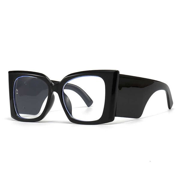 

modern sunglasses high-end women's ins style anti blue light versatile trend flat light mirror 1051 f1mc6, White;black