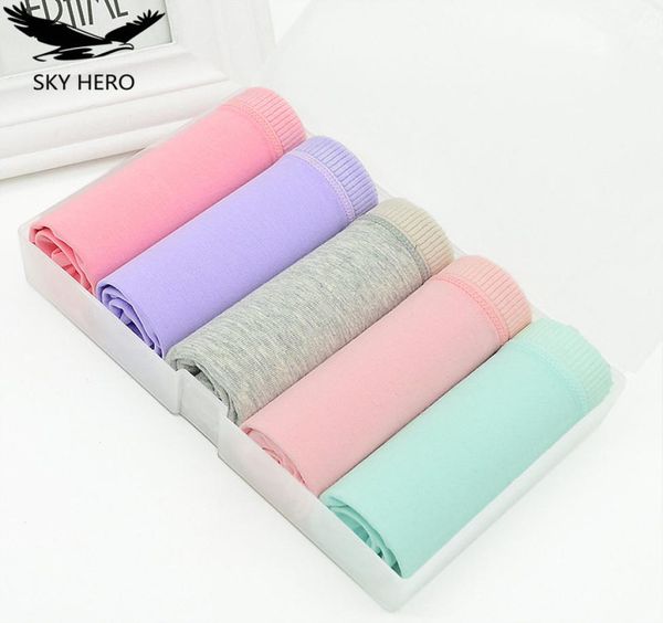 

5pcslot woman panties underwear shorts women fashion cotton briefs for ladies soft fashion underpants1687897, Black;pink
