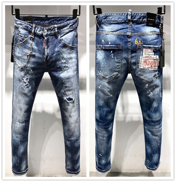 

italian brand ripped jeans new mens biker fashion jeans mens designer skinny ripped yellow red stripes pants mens stretch slim bik4696351, Blue