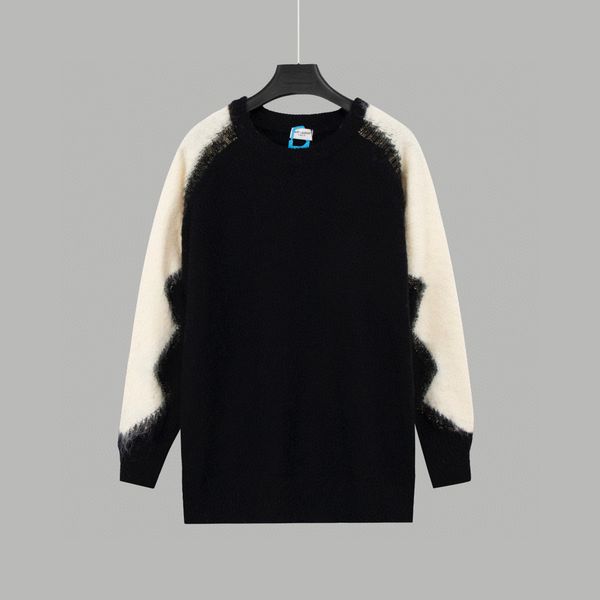 

men's plus size sweaters hoodies in autumn / winter acquard knitting machine e custom jnlarged detail crew neck cotton 1es23, Black;brown