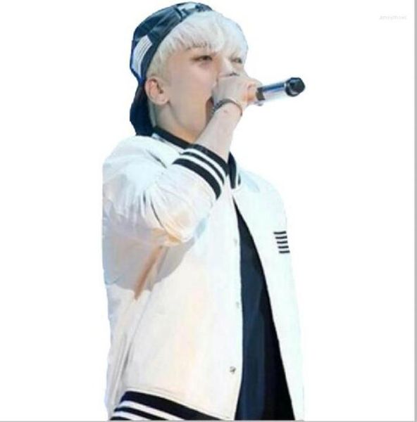 

men039s jackets bigbang coat made concert yg two side baseball gd taeyang jacket kpop bomber punk mens windbreaker men clothes 1343499, Black;brown
