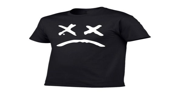 

new 2019 summer european and aman trend lil peep rap street loose large size round neck men's short-sleeved t-shirt3416394, White;black
