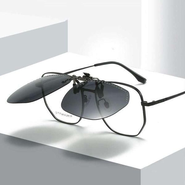 

fashioned sunglasses clip on light senseless hd polarized mens driving, White;black