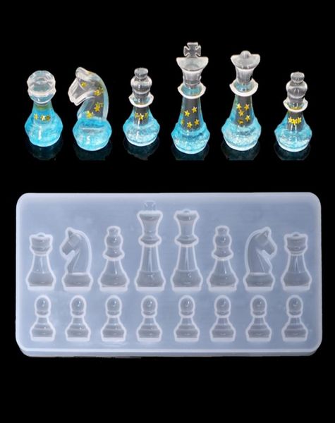 

international chess shape silicone mold diy clay uv epoxy resin mold pendant molds for jewelry8634870